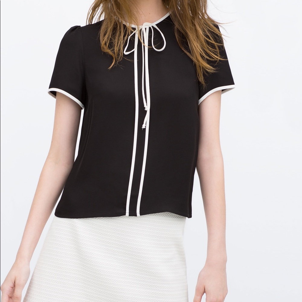 Zara French girl top